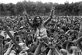 Woodstock Begins Their Three Day Festival