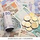 Colombian money on white background 260nw 535269430