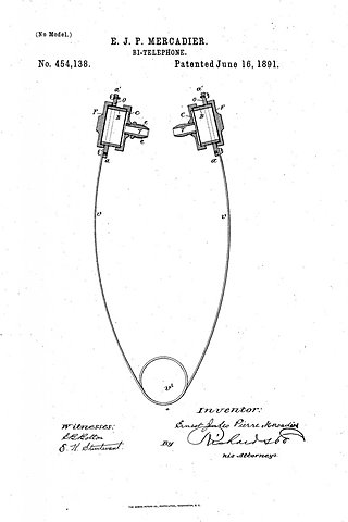 El primer auricular (1891)