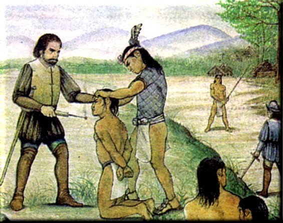 la explotacion de minerales y esclavizacion