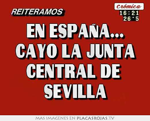 Caída de la Junta Central de Imperio Español