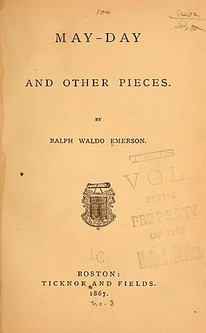 May-Day de Ralph Waldo Emerson