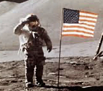 Estados Unidos conquista la luna