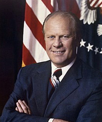 Gerald Ford se convierte en presidente de Estados Unidos