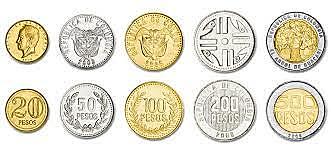 historia  de la moneda  colobiana