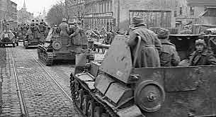 Ingreso de tropas sovieticas a Checoeslovaquia.