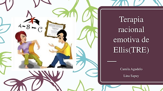 Terapia racional emotiva de Ellis