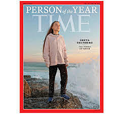 Portada en una revista