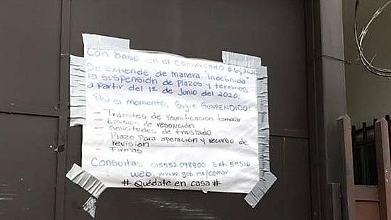 Suspensión indefinida de plazos