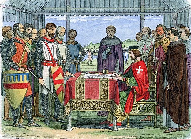 Magna Carta is signed