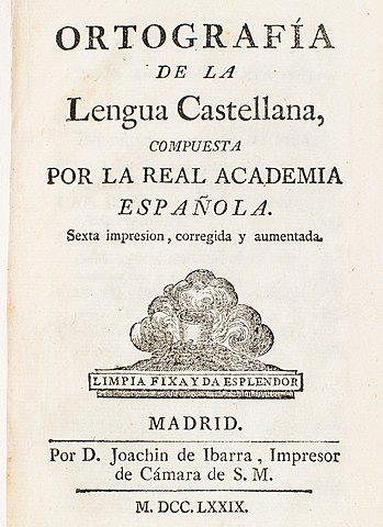 ORTOGRAFÍA DE LA LENGUA CASTELLANA