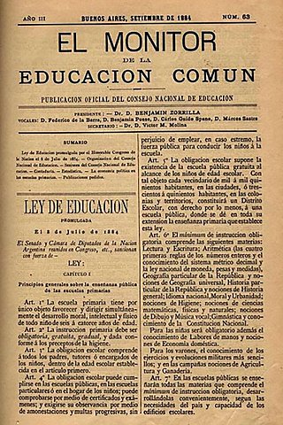Ley 1420 "De Educación Común"