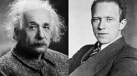 Timeline: Fisica Moderna: ALBERT EINSTEIN Y WERNER HERDELBERG.