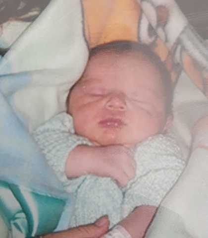 Nace Andrés Felipe Barrios Bohórquez en el hospital Santa Bibiana