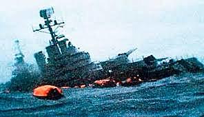 hundimiento del crucero