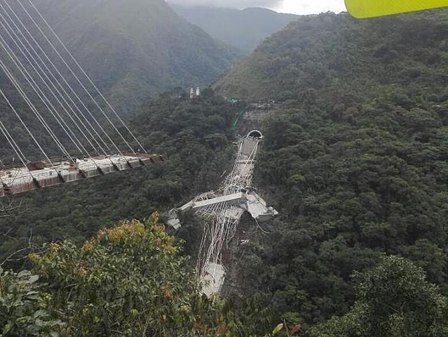Desplome del puente Chirajara