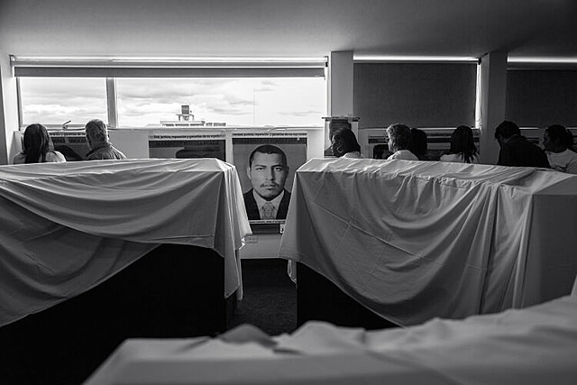 noticia del asesinato de Leonardo Porras Bernal