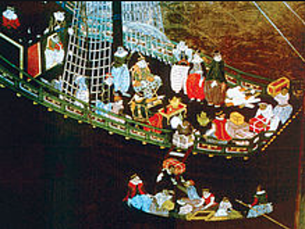 first contact between Japanese and Europeans and beginning of trade