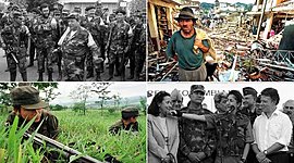 Timeline: El conflicto socio-político en Colombia.
