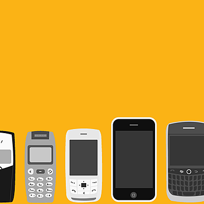 Timeline: "Historia de las computadoras hasta los dispositivos móviles"