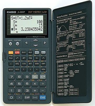 Las calculadoras programables de Casio