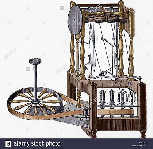 primo filatoio automatico in Inghilterra