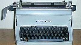 Timeline: maquina de escribir