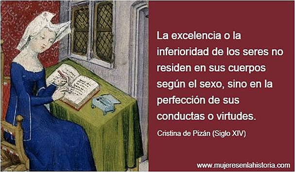 Christine de Pisan (circa 1364–1430) nació en Italia