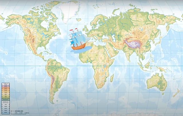 San Martín viaja a España con su familia