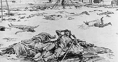 Masacre de Wounded Knee. Ultimo gran conflicto entre indios y blancos.