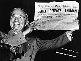 Truman wins first election as President