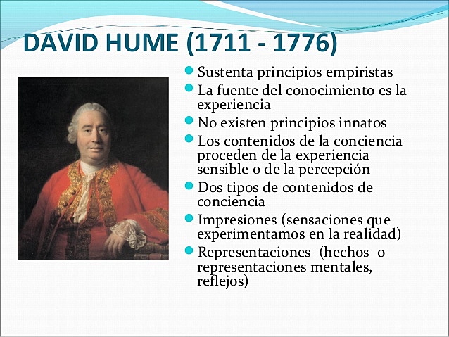 Ideas e impresiones: David Hume 1711-1776