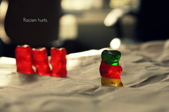 Being Racist taunts people!  (RACISM HURTS!)