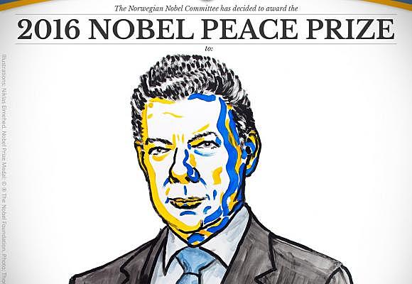 Juan Manuel Santos gana el Nobel de Paz