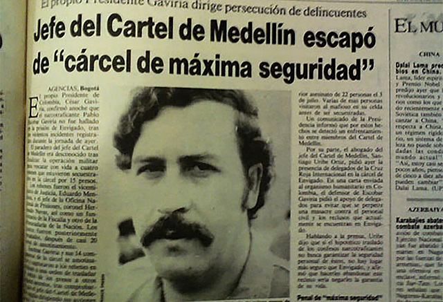 ESCOBAR HUYE DE LA PRISIÓN