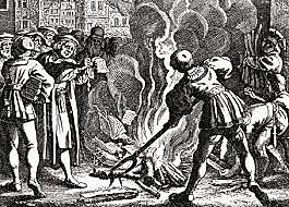 Lutero brucia la bolla di papa Leone X