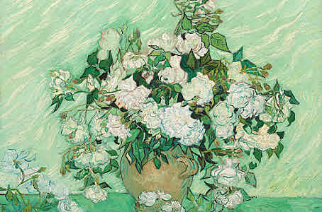 Still Life: Vase with Pink Roses