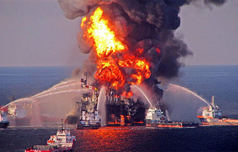 Explotó  plataforma petrolífera Deepwater Horizon en el Golfo de México