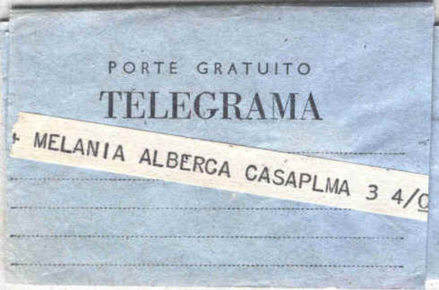 Primer mensaje telegrafico