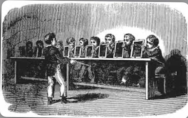 El sistema de enseñanza mutua: Bell y Lancaster