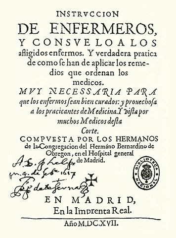 Instrucción para enfermeros