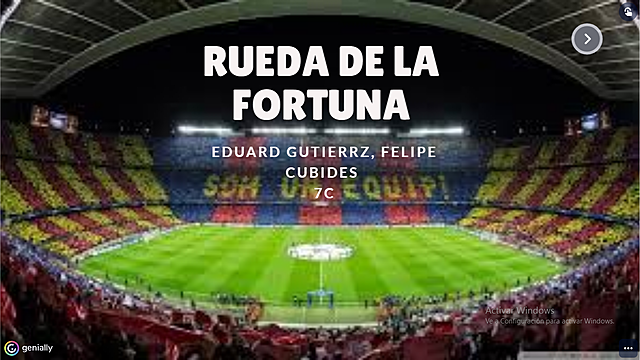 Presentación del artefacto