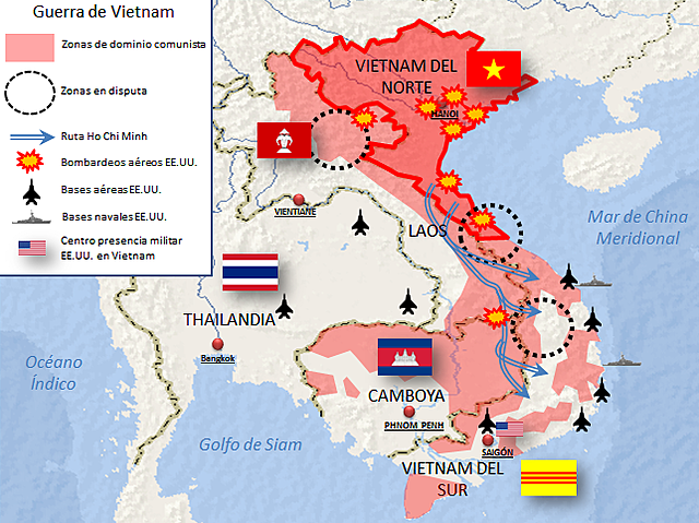 Inicia la Guerra de Vietnam