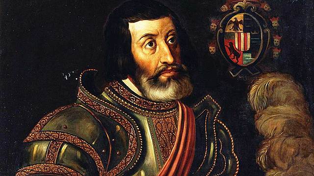 Llegada de Hernán Cortés a América