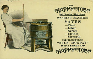 The first electric washing machine