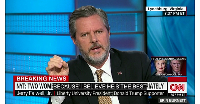 Falwell Dismisses Trump's Assault Allegations