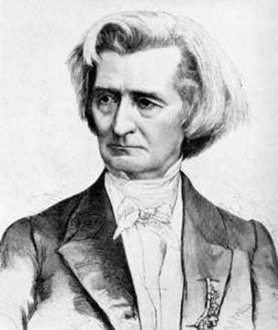 Hector Berlioz, Born.