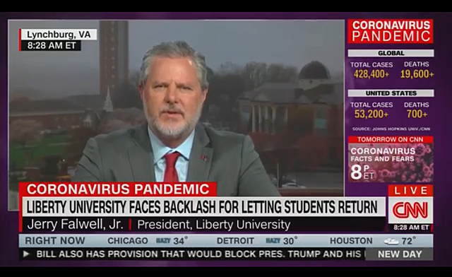 Falwell Changes COVID-19 Response