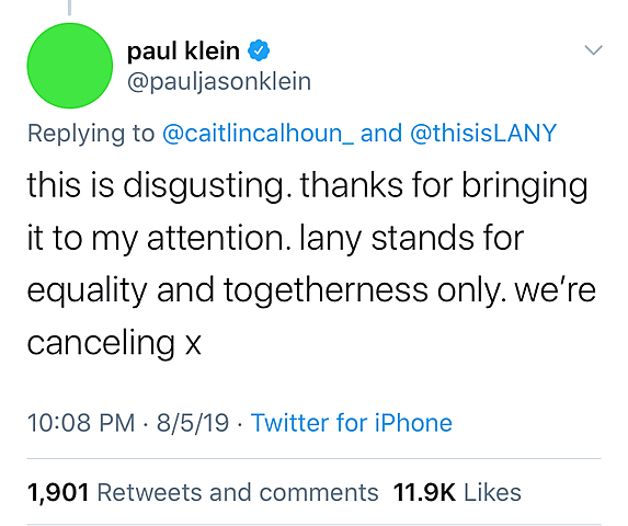 LANY Cancels Campus Concert
