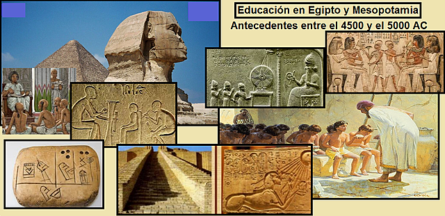 LA ESCUELA EN EGIPTO Y MESOPOTAMIA